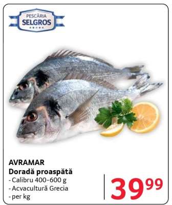 AVRAMAR Doradă proaspătă