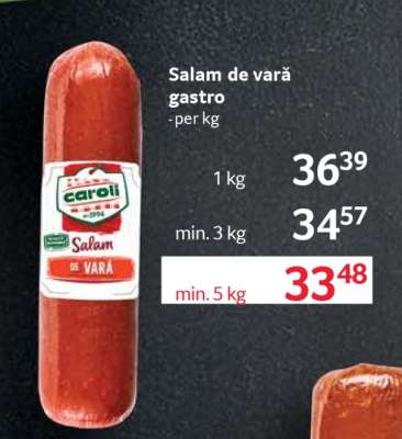 Salam de vară gastro