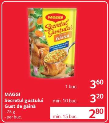 MAGGI Secretul gustului Gust de găină
