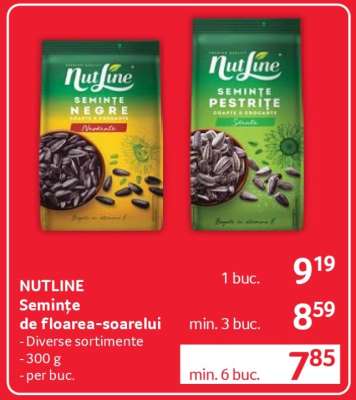 NUTLINE Semințe de floarea soarelui