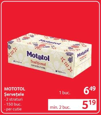 MOTOTOL Şerveţele