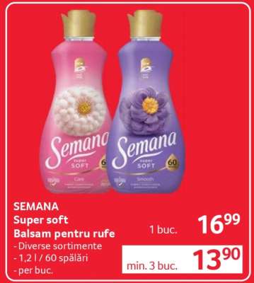 SEMANA Super soft Balsam pentru rufe