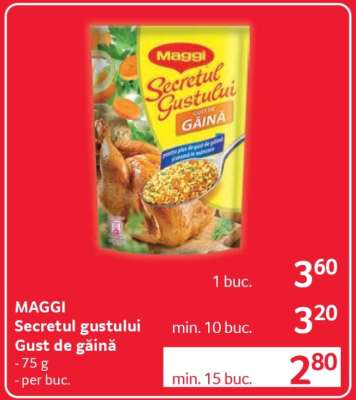 MAGGI Secretul gustului Gust de găină