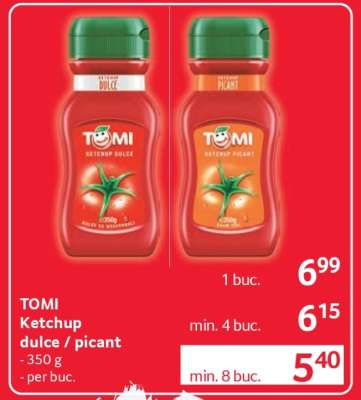 TOMI Ketchup dulce / picant