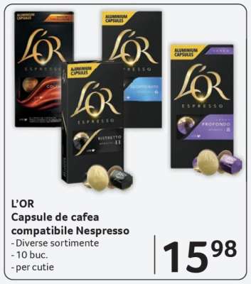 L’OR Capsule de cafea compatibile Nespresso