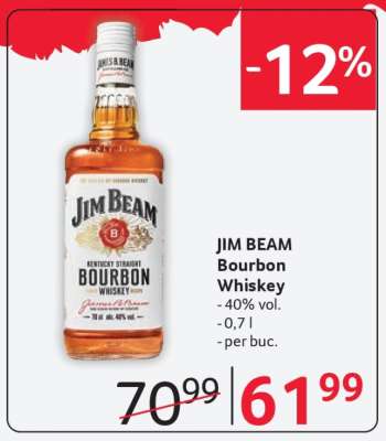 JIM BEAM Bourbon whiskey