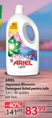 ARIEL Japanese Blossom Detergent lichid pentru rufe