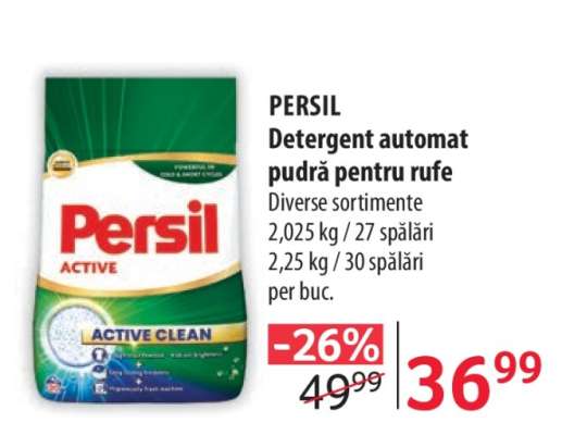 PERSIL DETERGENT AUTOMAT PUDRĂ PENTRU RUFE
