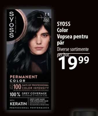 SYOSS COLOR Vopsea pentru păr