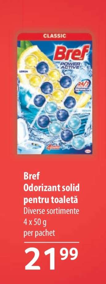 Bref Odorizant solid pentru toaletă