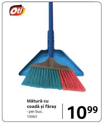Mătură cu coadă și făraș
