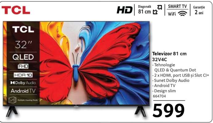 Televizor 81 cm 32V4C