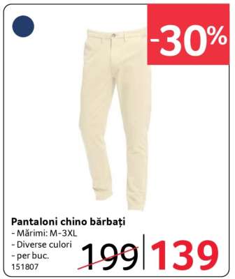 Pantaloni Chino, bărbați