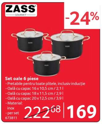 Set oale 6 piese