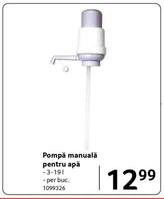 Pompă manuală pentru apă