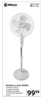 Ventilator cu picior EM2001