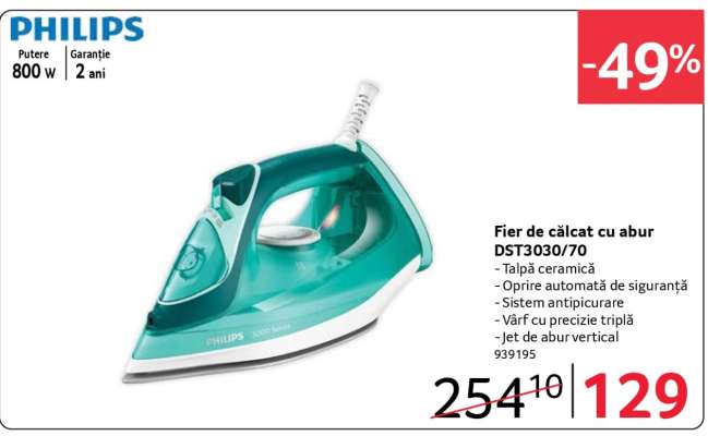 Fier de călcat cu abur DST3030/70