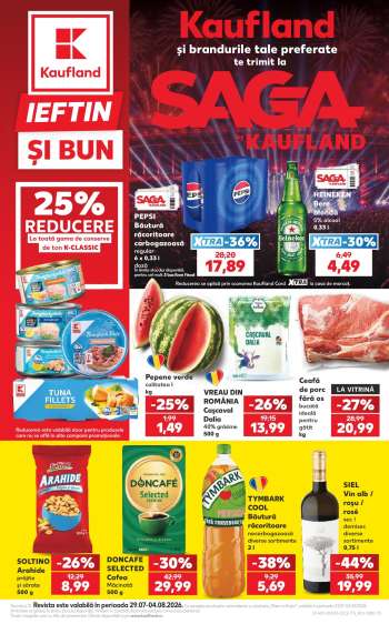 Cataloage Kaufland - 29.07.2026 - 04.08.2026.
