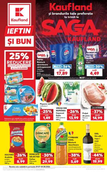 Cataloage Kaufland - 29.07.2026 - 04.08.2026.