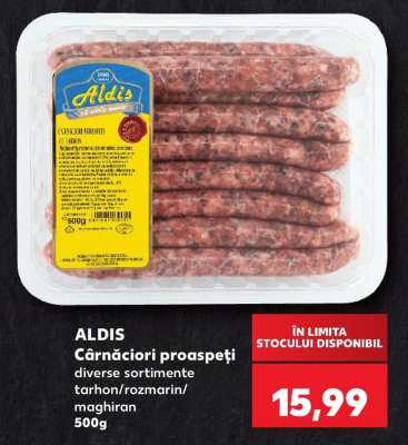 ALDIS Cârnați proaspeți