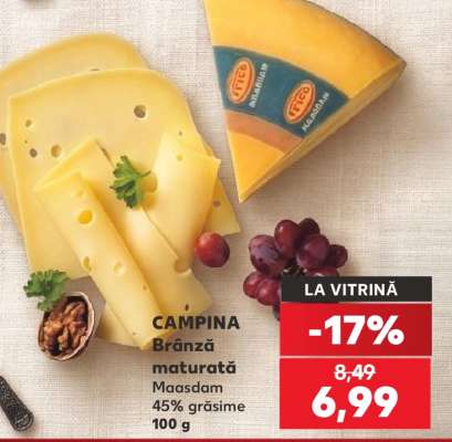 CAMPINA Brânză maturată Maasdam