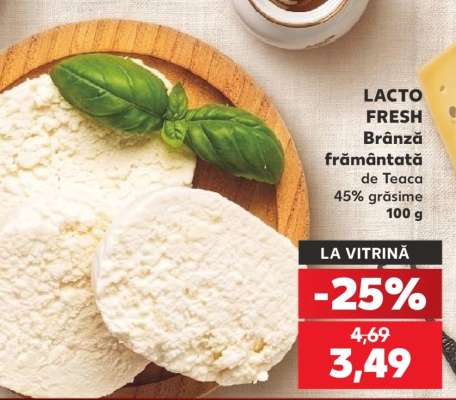 LACTO FRESH Brânză frământată de teacă