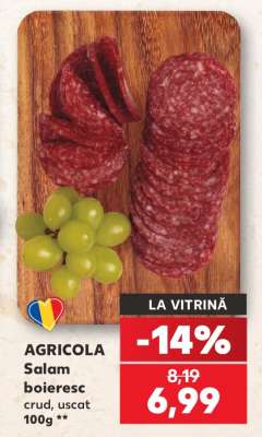 AGRICOLA Salam boieresc crud, uscat 100g
