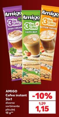 AMIGO Cafea instant 3în1