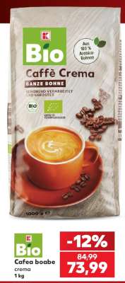 Bio Cafea boabe crema