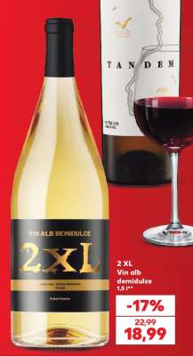 2 XL Vin alb demidulce