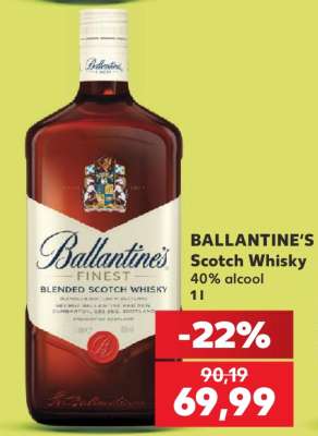 BALLANTINE‘S Scotch whisky