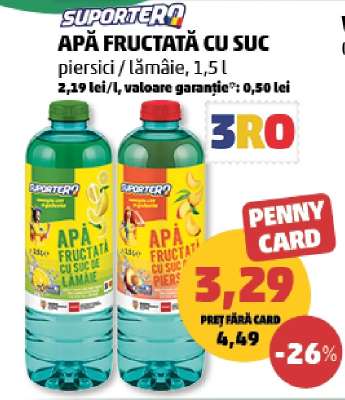 Apă Fructată Cu Suc