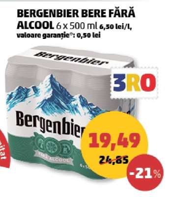 BERGENBIER Bere fără alcool