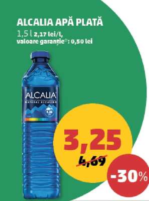 ALCALIA APĂ PLATĂ