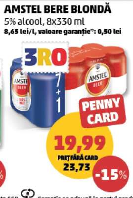 AMSTEL Bere blondă