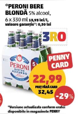 PERONI BERE BLONDĂ