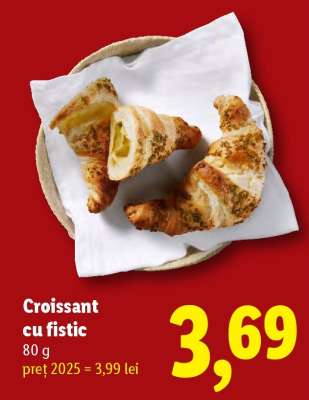 Croissant cu fistic