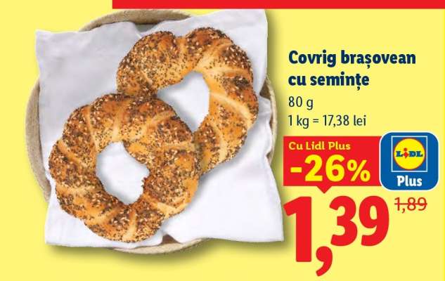 Covrig brașovean cu semințe