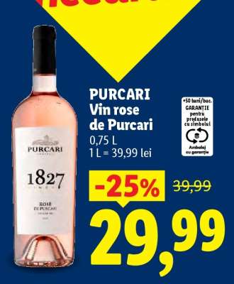 PURCARI Vin rose de Purcari