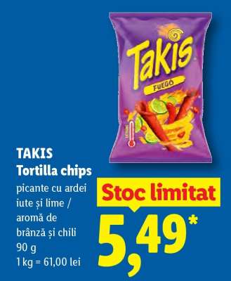 TAKIS Tortilla chips