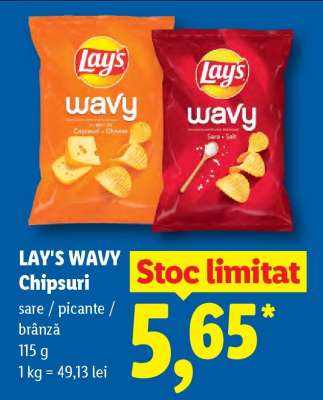 LAY‘S WAVY Chipsuri