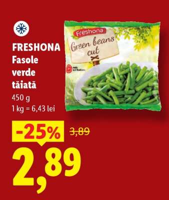 Freshona Fasole verde tăiată