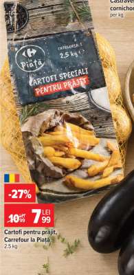 Cartofi pentru prăjit, Carrefour la Piață