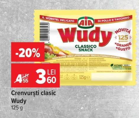 Crenvurști clasic Wudy