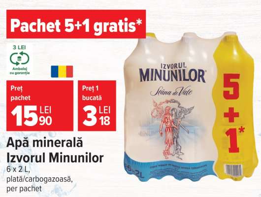 Apă minerală Izvorul Minunilor