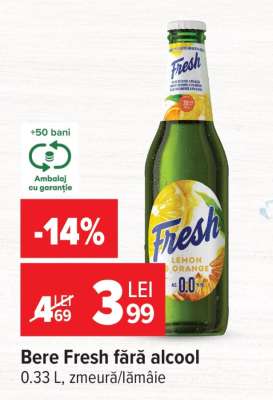 Bere Fresh fără alcool