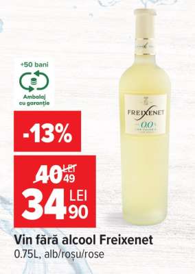 Vin fără alcool Freixenet