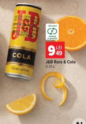 J&B Rare & Cola