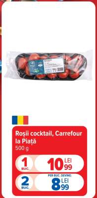 Roșii cocktail, Carrefour la Piață