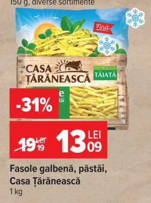 Fasole galbenă păstăi Casa Țărănească